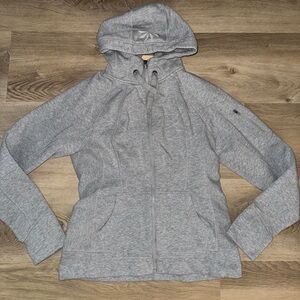 Women’s Athleta Gray Zip-Up Running Hoodie